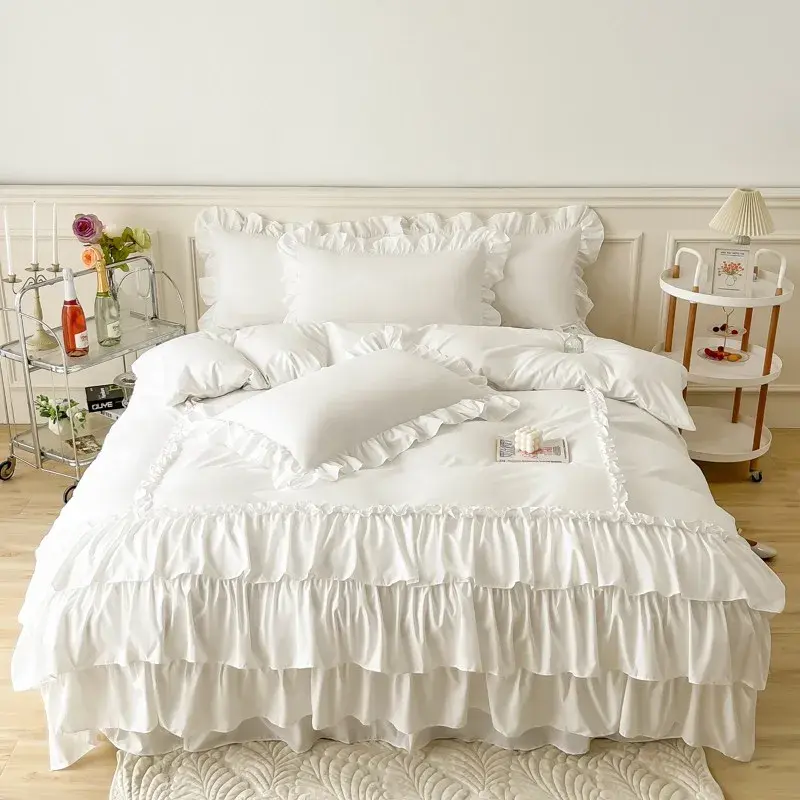 Double-Layer Floral Blackout Curtain, shown in a styled room